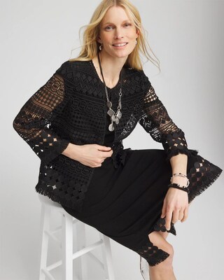 Travelers™ Lace Fringe Jacket | Chico's